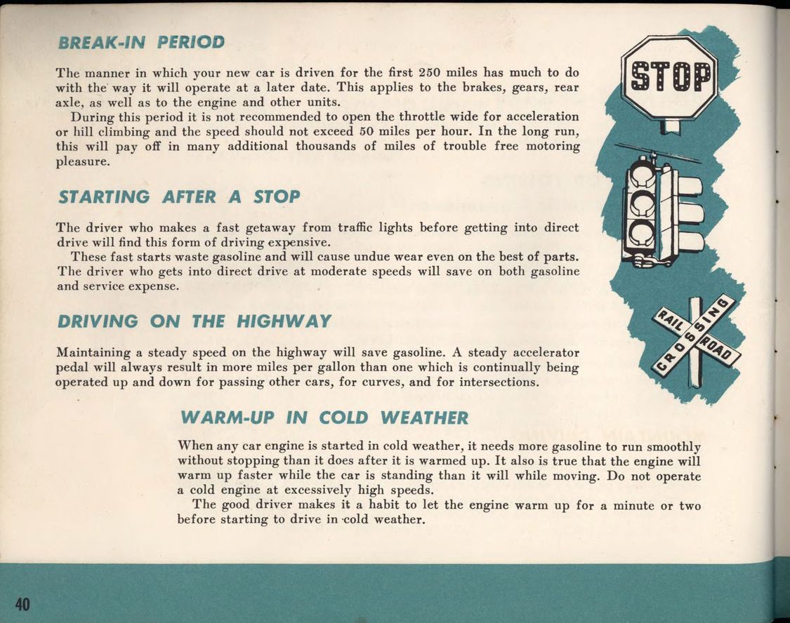 1956 Packard Owners Manual Page 43